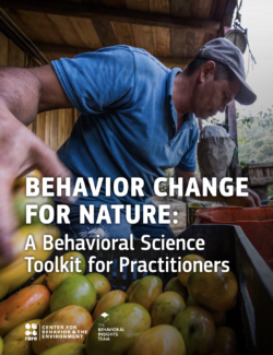 Behavior Change for Nature - Report Cover